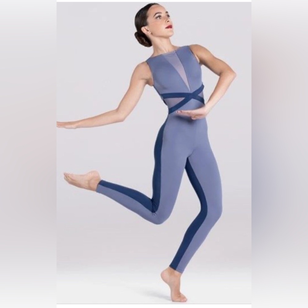 Balera Contemporary/acro child medium dance costume unitard